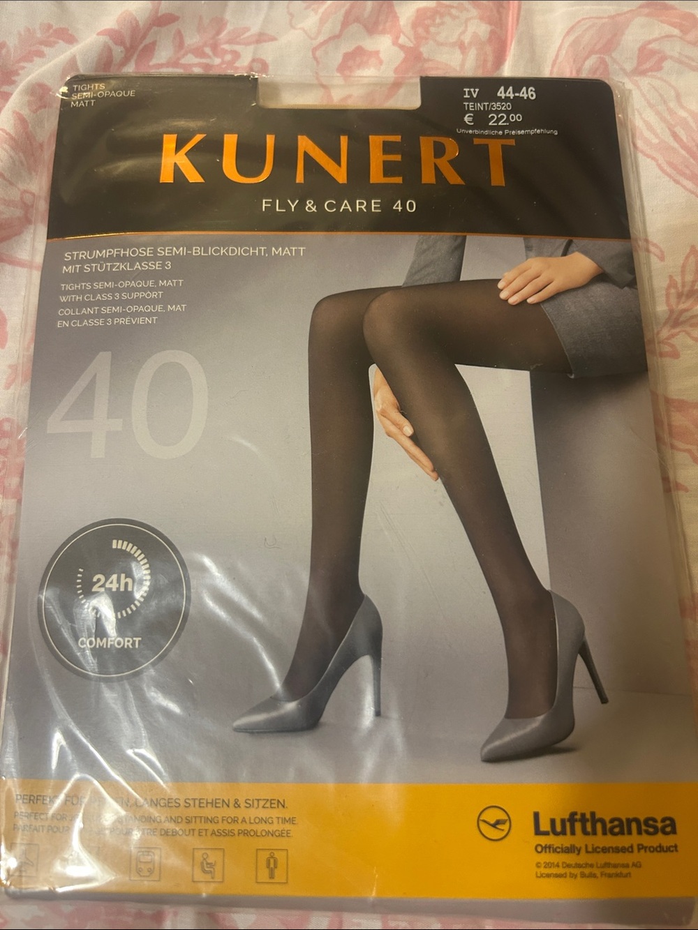 KUNERT Fly & Care 40 Women's Semi-Opaque Tights 44-46